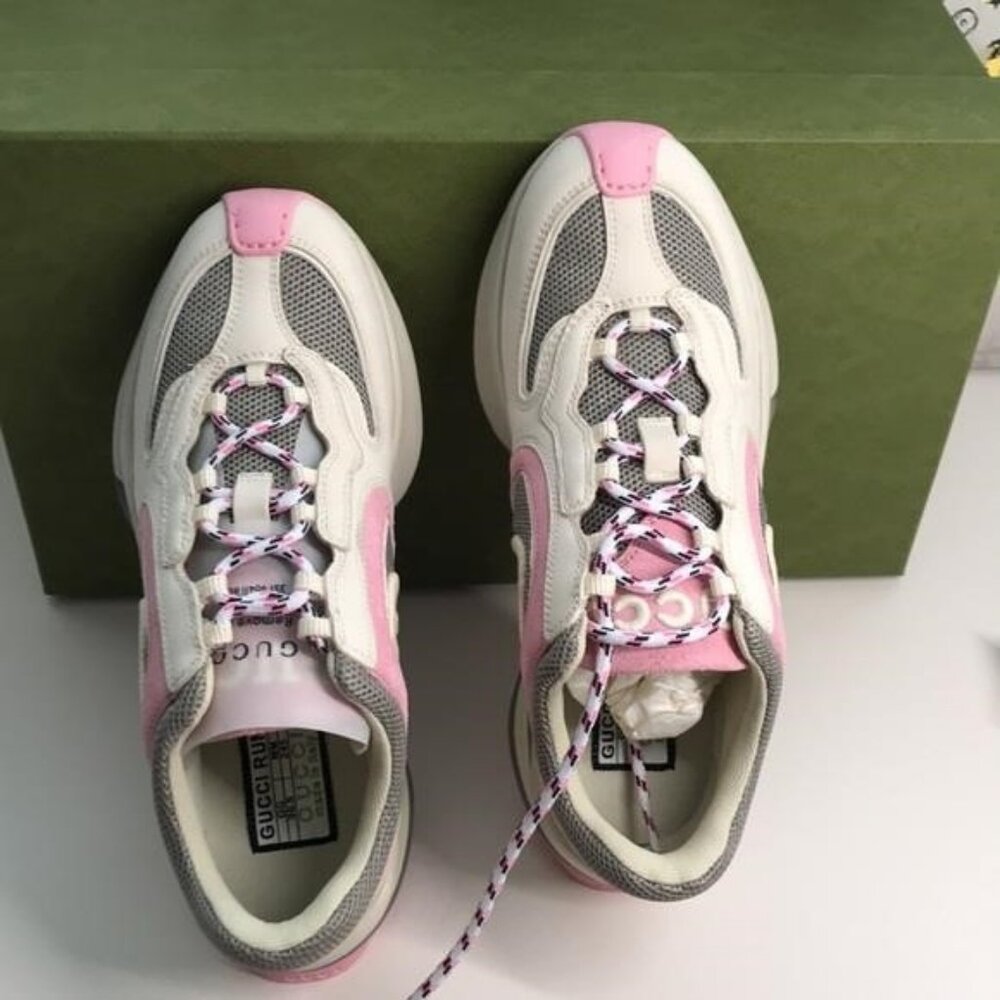 New Authentic GUCCI Run Premium Sneakers – Made in Italy  Size 36.5